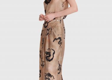 Φούστα μακριά με σχέδιο - 5206634932501 -  - 