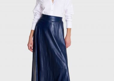 Φούστα μάξι δερματίνη - 5206179070539 -  - 