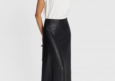 Φούστα μάξι δερματίνη - 5206634983930 -  - 