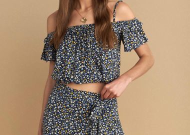 Φούστα μίνι liberty με δέσιμο - 5206634906687 -  - 