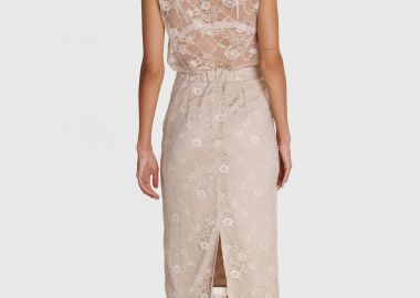 Φούστα μίντι δαντέλα - 5206179025966 -  - 