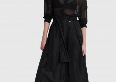 Φούστα μίντι με ζώνη - 5206179048538 -  - 