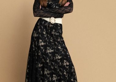 Φούστα σετ μάξι με δαντέλα - 5206179052061 -  - 