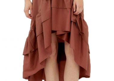 Φούστα Silvian Heach Ασύμμετρη Pidgeot PGP22504GO-BROWN SUG Γυναικείο - Silvian Heach - 