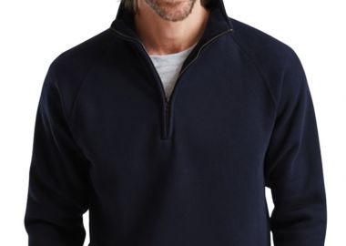 Φούτερ 62-032-0 Fruit of the Loom Premium Zip Neck Deep Navy - Fruit of the Loom - 