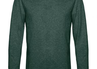 Φούτερ Crewneck Set In WU01W B & C Unisex Heather Dark Green - B & C - 