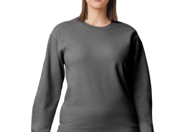Φούτερ Crewneck SF000 Gildan Softstyle Midweight Fleece Adult Charcoal - Gildan - 