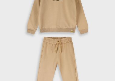 Φούτερ φόρμα με τύπωμα - Almond milk 16-125285-0 - energiers - 