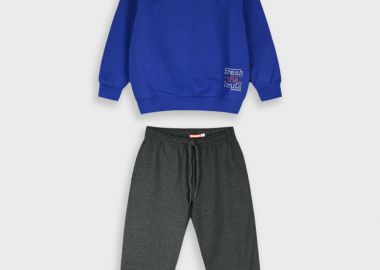 Φούτερ φόρμα με τύπωμα - ΑΝΘΡΑΚΙ 13-125091-0 - energiers - 