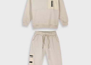 Φούτερ φόρμα με τύπωμα - ΒΑΝΙΛΙΑ 13-125040-0 - energiers - 