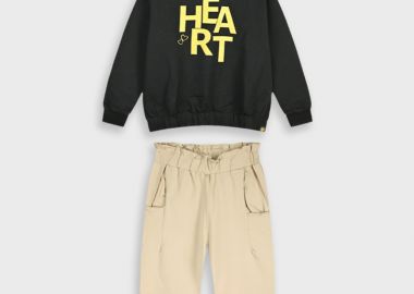 Φούτερ φόρμα με τύπωμα - ΒΑΝΙΛΙΑ 16-125254-0 - energiers - 