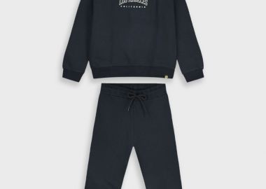 Φούτερ φόρμα με τύπωμα - ΜΑΥΡΟ 16-125285-0 - energiers - 