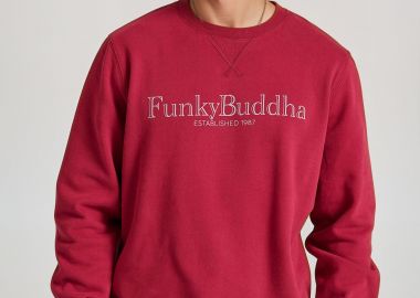 Φούτερ με branded τύπωμα στο στήθος - FUNKY BUDDHA - 
