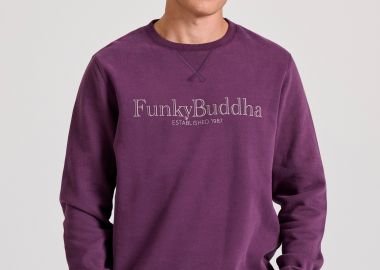Φούτερ με branded τύπωμα στο στήθος - FUNKY BUDDHA - 