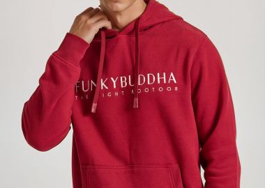 Φούτερ με Funky Buddha κέντημα στο στήθος - FUNKY BUDDHA - 