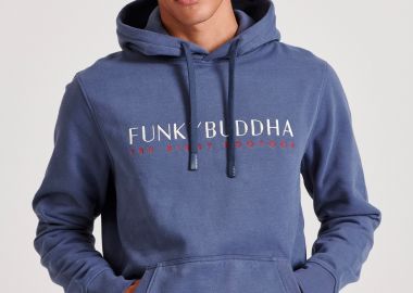 Φούτερ με Funky Buddha κέντημα στο στήθος - FUNKY BUDDHA - 