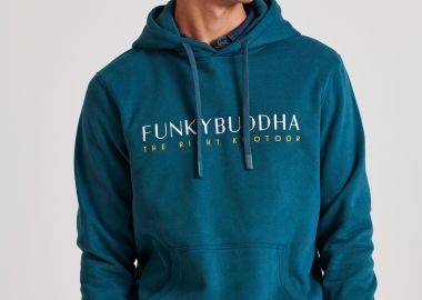 Φούτερ με Funky Buddha κέντημα στο στήθος - FUNKY BUDDHA - 
