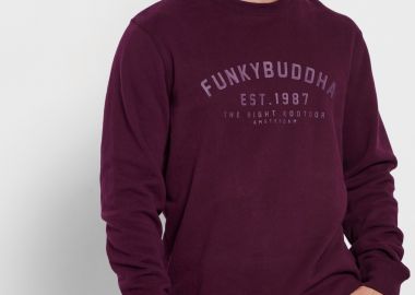 Φούτερ με Funky Buddha τύπωμα - FUNKY BUDDHA - 
