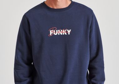 Φούτερ με Funky Buddha τύπωμα στο στήθος - FUNKY BUDDHA - 