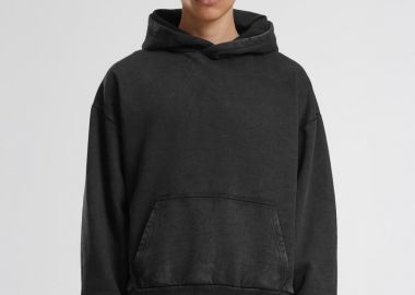 Φούτερ με Κουκούλα BY294 Build Your Brand Vintage Heavy Hoody Black - BYB - 