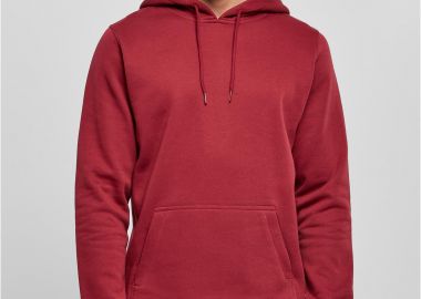 Φούτερ με Κουκούλα Heavy Hoody BY011 Build Your Brand Burgundy - BYB - 