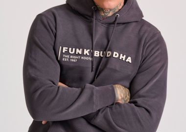 Φούτερ με κουκούλα και 3D branded τύπωμα - FUNKY BUDDHA - 