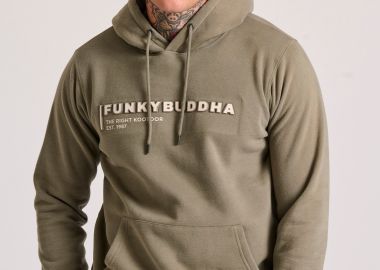 Φούτερ με κουκούλα και 3D branded τύπωμα - FUNKY BUDDHA - 