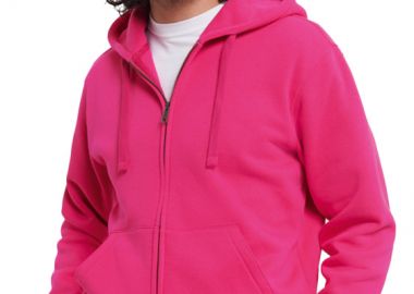 Φούτερ με Κουκούλα και Φερμουάρ Authentic Zip Hoodie R-266M-0 Russell Fuchsia - Russell - 
