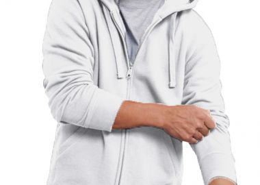 Φούτερ με Κουκούλα και Φερμουάρ Authentic Zip Hoodie R-266M-0 Russell White - Russell - 