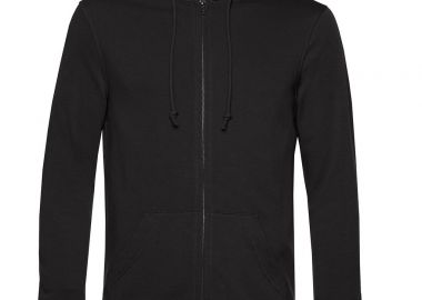 Φούτερ με Κουκούλα και Φερμουάρ WU35B B & C Inspire Organic Black Pure - B & C - 