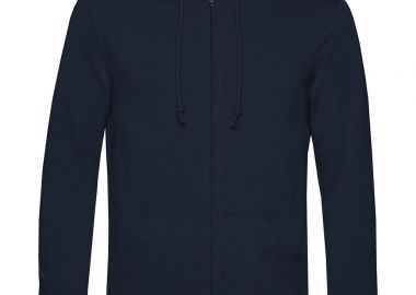 Φούτερ με Κουκούλα και Φερμουάρ WU35B B & C Inspire Organic Navy - B & C - 
