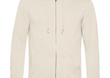 Φούτερ με Κουκούλα και Φερμουάρ WU35B B & C Inspire Organic Off White - B & C - 