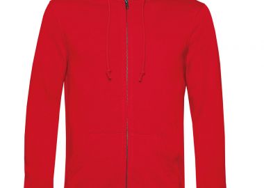Φούτερ με Κουκούλα και Φερμουάρ WU35B B & C Inspire Organic Red - B & C - 