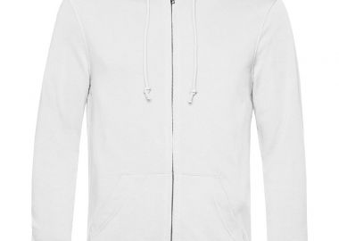 Φούτερ με Κουκούλα και Φερμουάρ WU35B B & C Inspire Organic White - B & C - 
