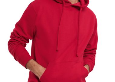 Φούτερ με Κουκούλα Russell R-575M-0 White Classic Red - Russell - 