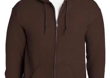Φούτερ Ζακέτα με Κουκούλα 18600 Gildan Heavy Blend Zip Hoodie Dark Chocolate - Gildan - 