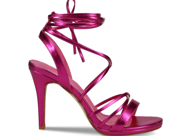 Φούξια μεταλλιζέ multistrap πέδιλο - MIGATO - 