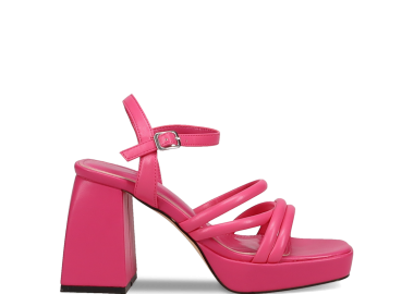 Φούξια ψηλοτάκουνο πέδιλο - MIGATO - 