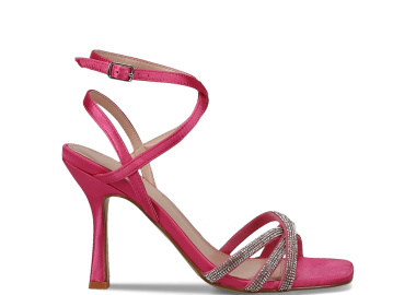 Φούξια σατέν πέδιλο - MIGATO - 