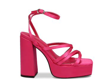 Φούξια σατέν πέδιλο - MIGATO - 