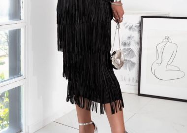 ΦΟΥΣΤΑ ΜΑΞΙ ΜΕ ΚΡΟΣΙΑ - CHARLS - sense-shop - 