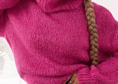 ΦΟΥΞΙΑ ΠΛΕΚΤΗ ΜΠΛΟΥΖΑ- LOUIS - fashionroom - 