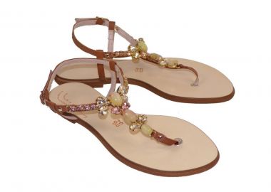 Fratelli Robinson Γυναικεία Πέδιλα 3337 Μπεζ - Fratelli Robinson - 