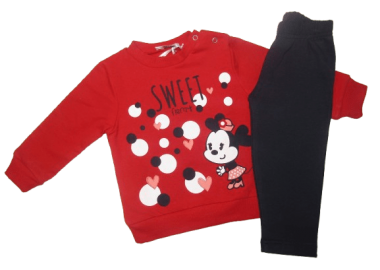 FRENZY ΒΡΕΦΙΚΟ ΣΕΤ ΜΕ ΚΟΛΑΝ 1857 – κόκκινο ΚΟΚΚΙΝΟ - FRENZY STYLE - 