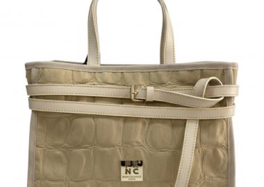 FRNC FRANCESCO Τσάντα Γυναικεία Χειρός-Ώμου 6101 BG Μπέζ - FRNC - 