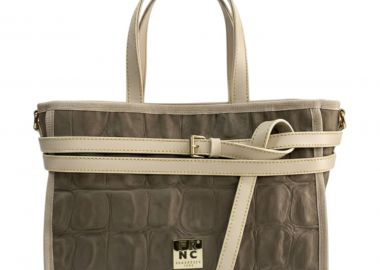 FRNC FRANCESCO Τσάντα Γυναικεία Χειρός-Ώμου 6101 ELE Γκρί - FRNC - 