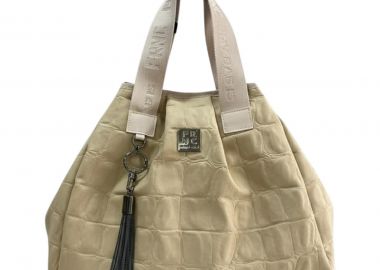 FRNC FRANCESCO Τσάντα Γυναικεία Χειρός-Ώμου 6146 BG Μπέζ - FRNC - 