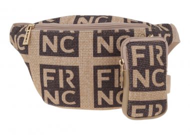 FRNC FRANCESCO Τσάντα Γυναικεία Μέσης 5320COF Καφέ-Μπέζ - FRNC - 