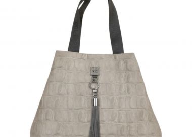 FRNC FRANCESCO Τσάντα Γυναικεία Ώμου 6138 ELE Γκρί - FRNC - 