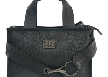 FRNC FRANCESCO Τσάντα Γυναικεία Ώμου-Χιαστί LEATHER CROSS BODY Bags 3761 BLK Μαύρο - FRNC - 